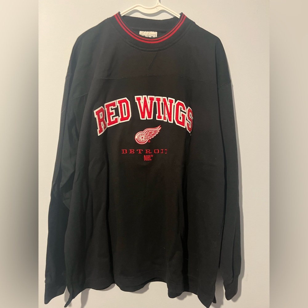 Vintage Lee Detroit Red Wings Long sleeve Shirt - Sz  XL